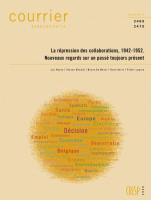 La répression des collaborations en Belgique, 1942-1952 (Courrier hebdomadaire du CRISP)