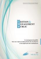 Le territoire comme soutien à l’innovation dans les pôles de compétitivité (Gestion & management public)