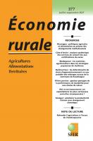 PAC et environnement : critères de distribution des aides (Économie rurale)